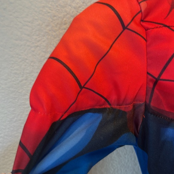Marvel Spiderman Padded Muscle Costume Halloween Superhero Size 6X 7 - Picture 4 of 14